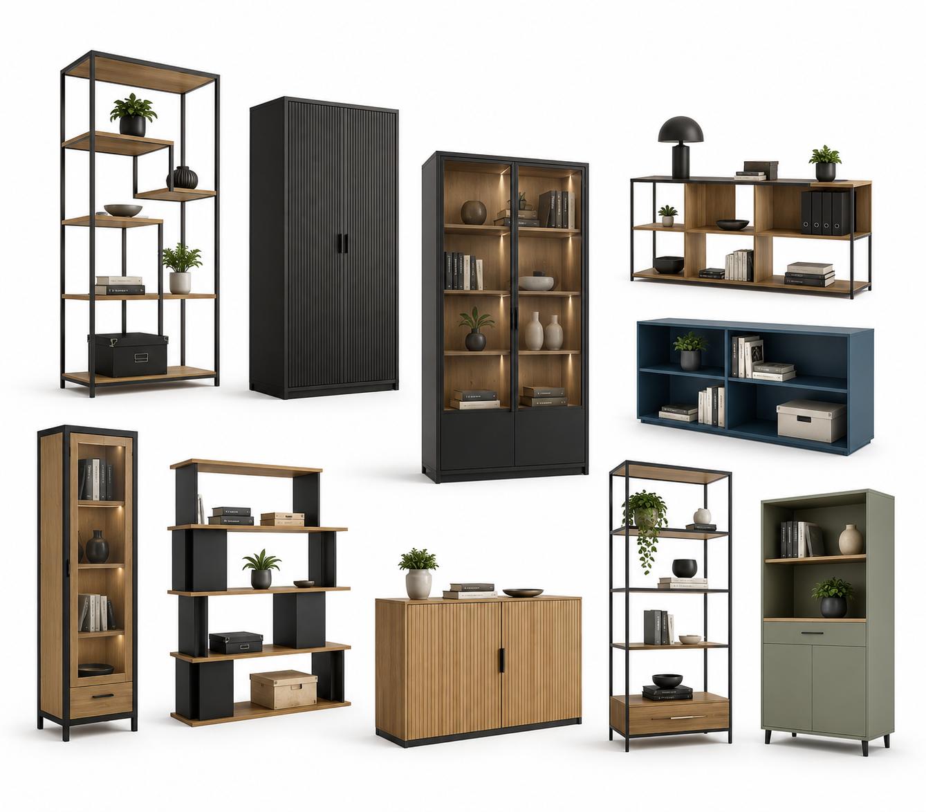 Office Cabinet, Sideboard & Shelfs
