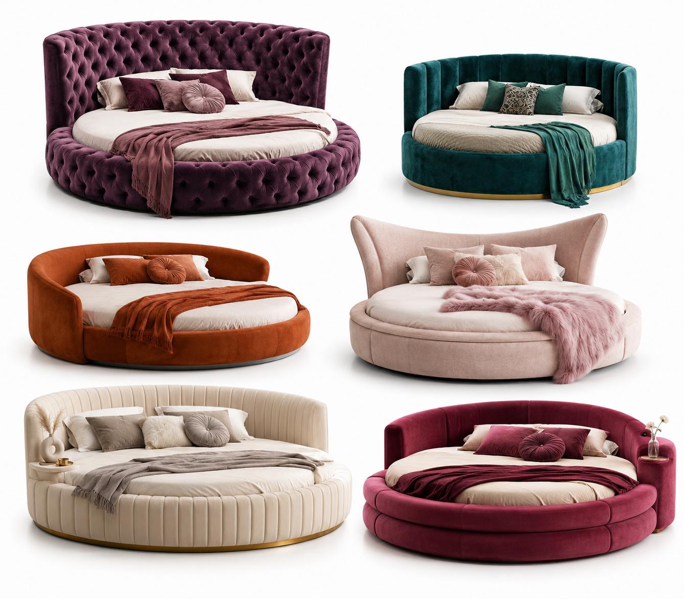 Round Beds
