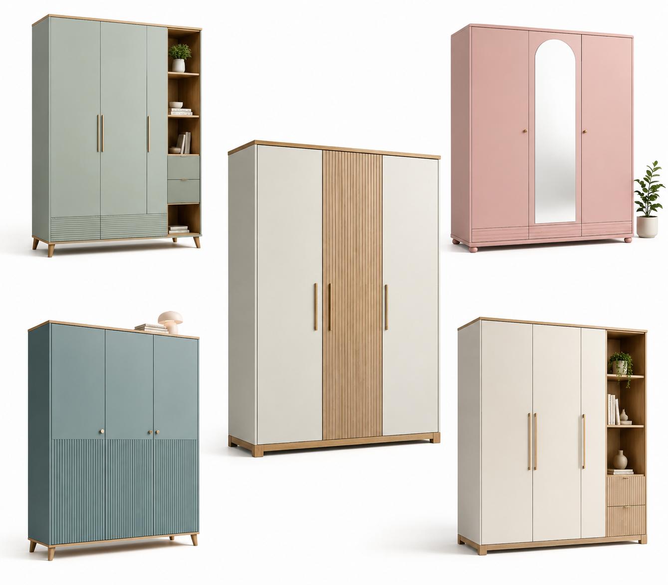 3 Door Wardrobes