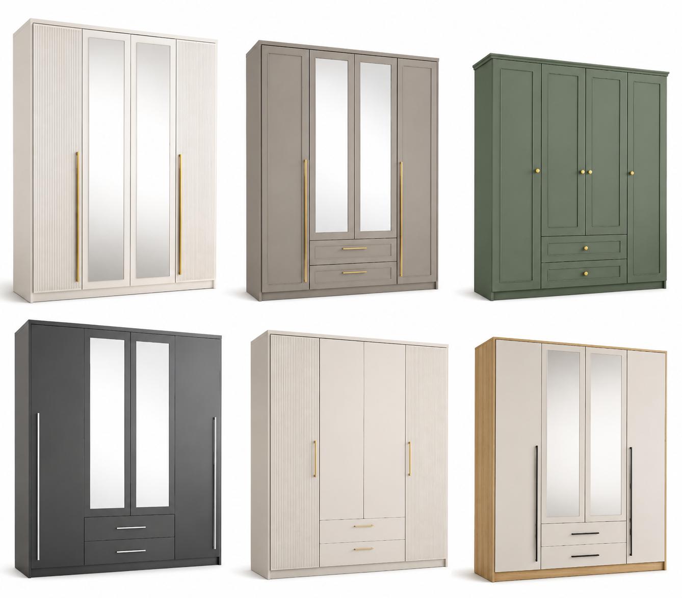 4 Door Wardrobes