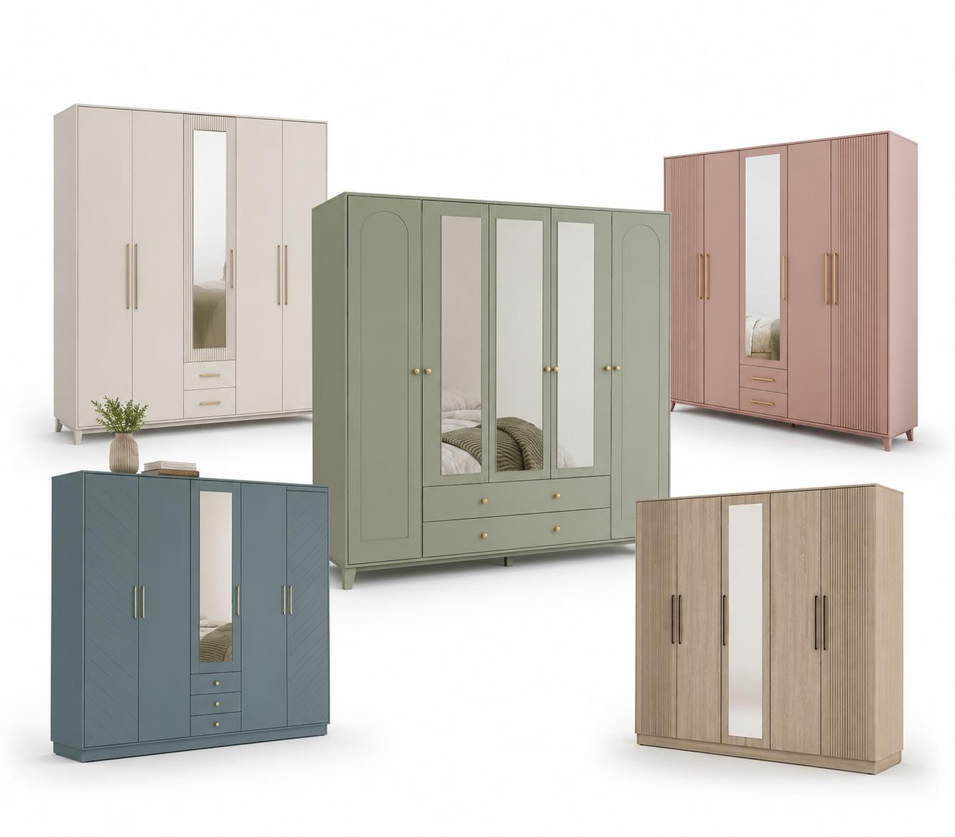 5 Door Wardrobes