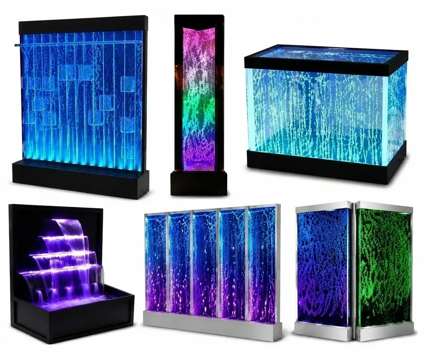 LED Waterwall - Bubble Water