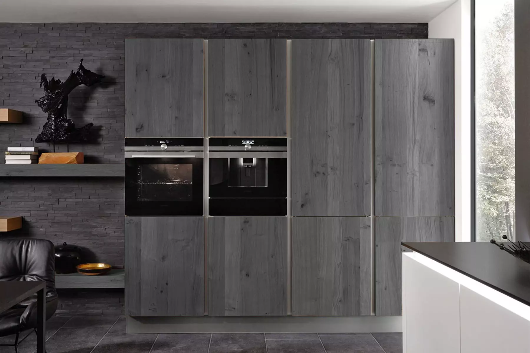 High cabinet for the kitchen