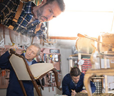 Customisation, restoration and upholstery of furniture