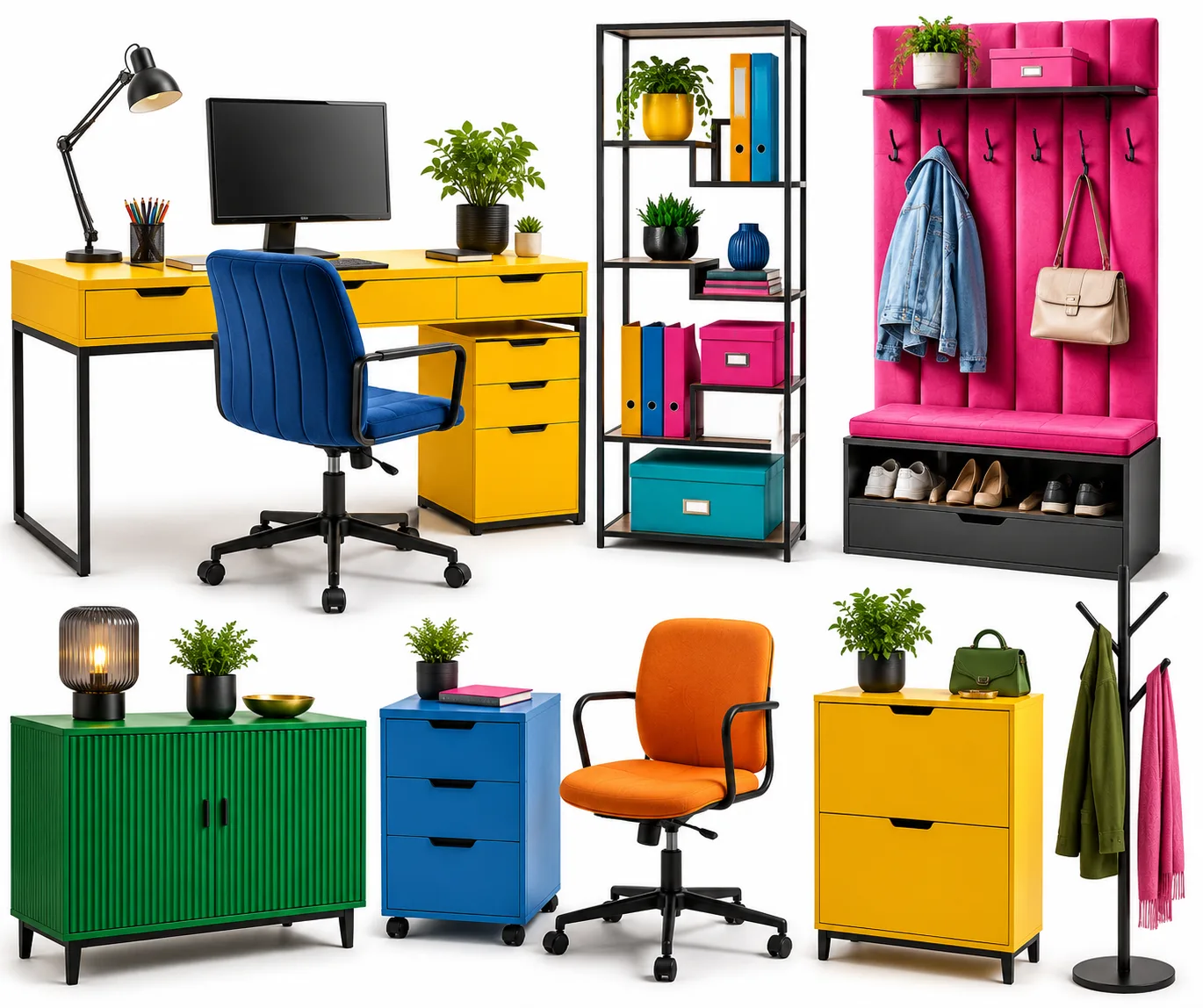 Office Furniture & Hallway