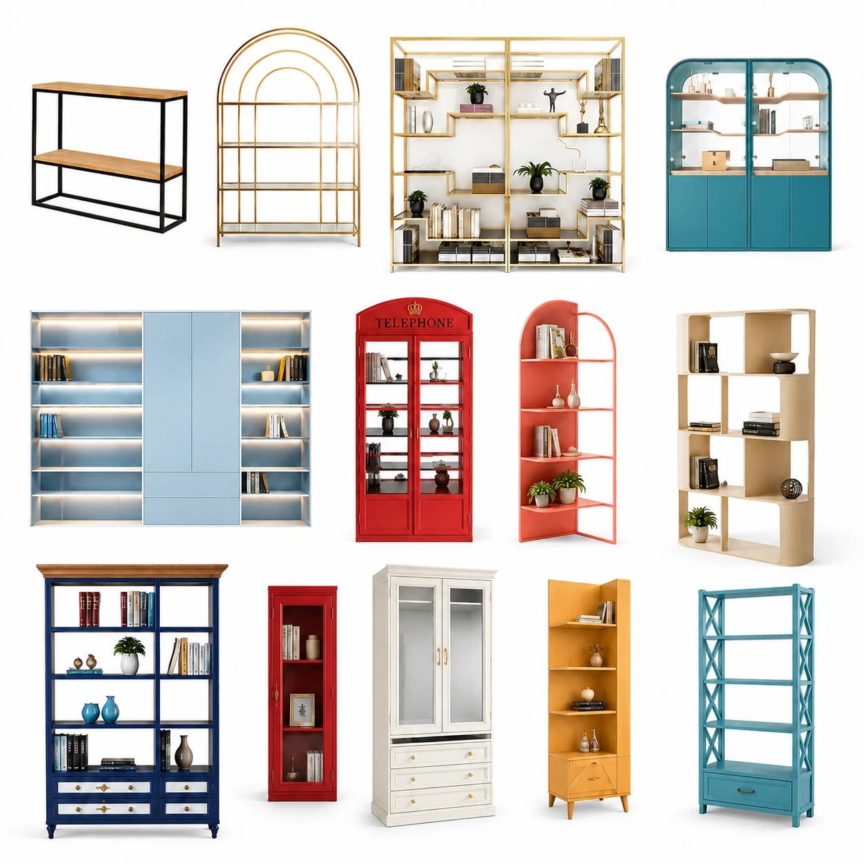 Office Cabinet, Sideboard & Shelfs