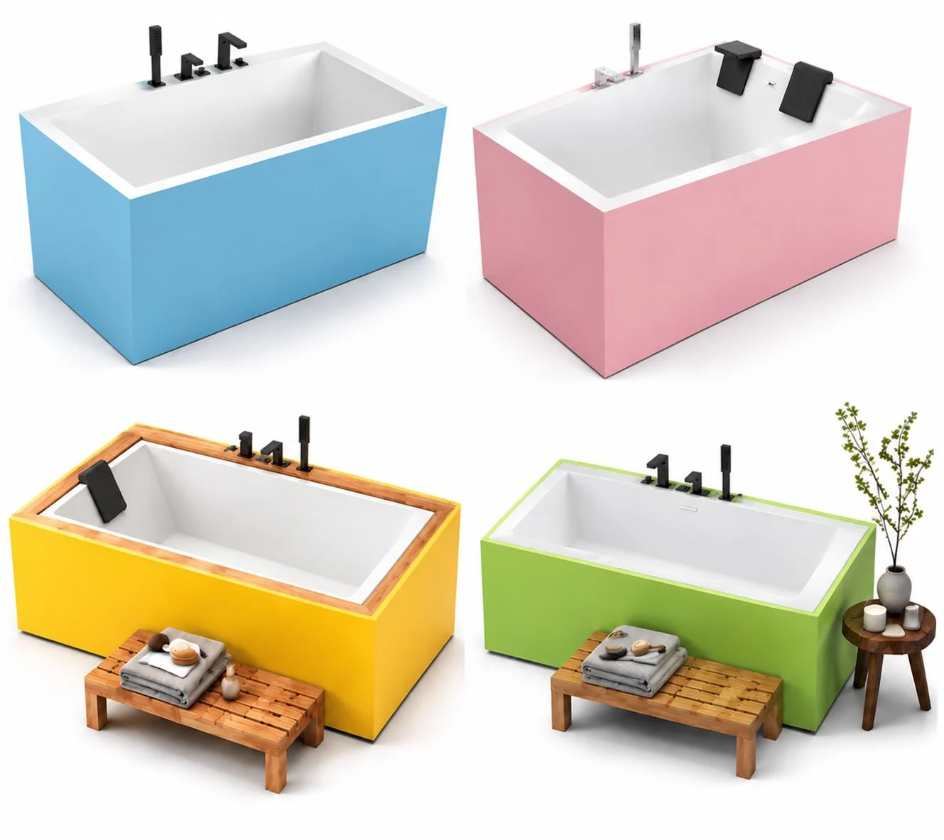 Trapezoidal Bathtubs