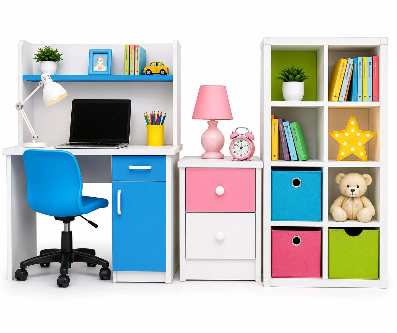Desk / Bedside table / Shelves