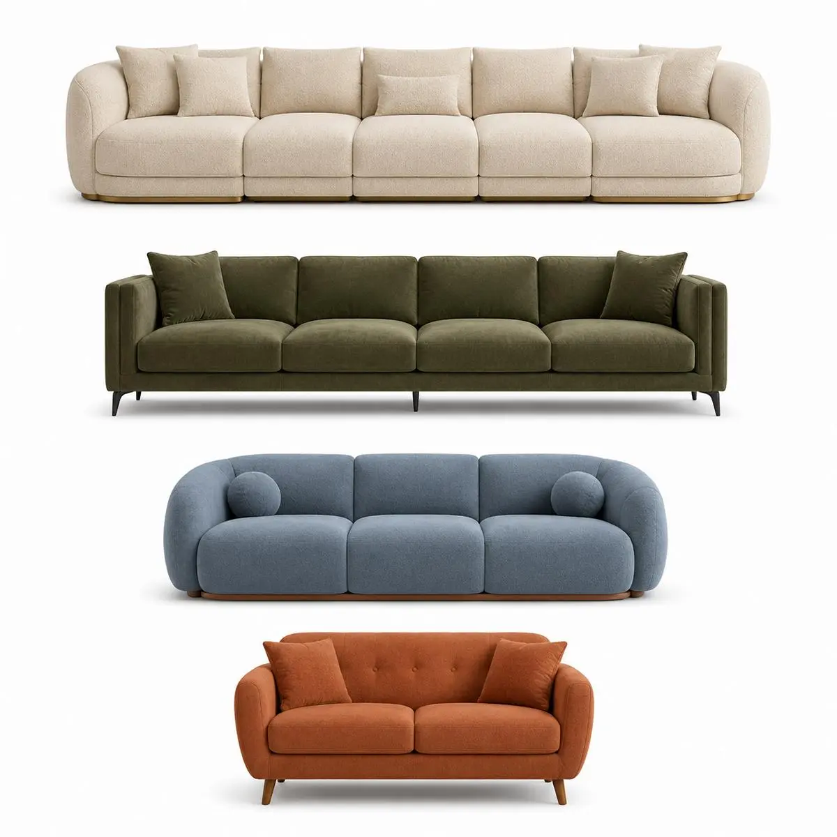5 / 4 / 3 / 2 Seater