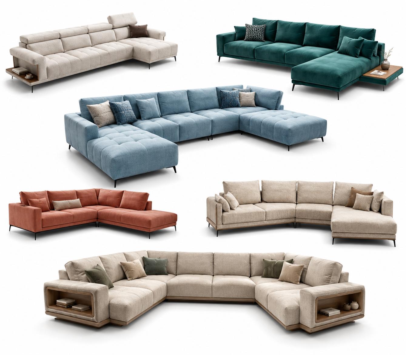 Corner Sofa (L-Shape U-Shape)