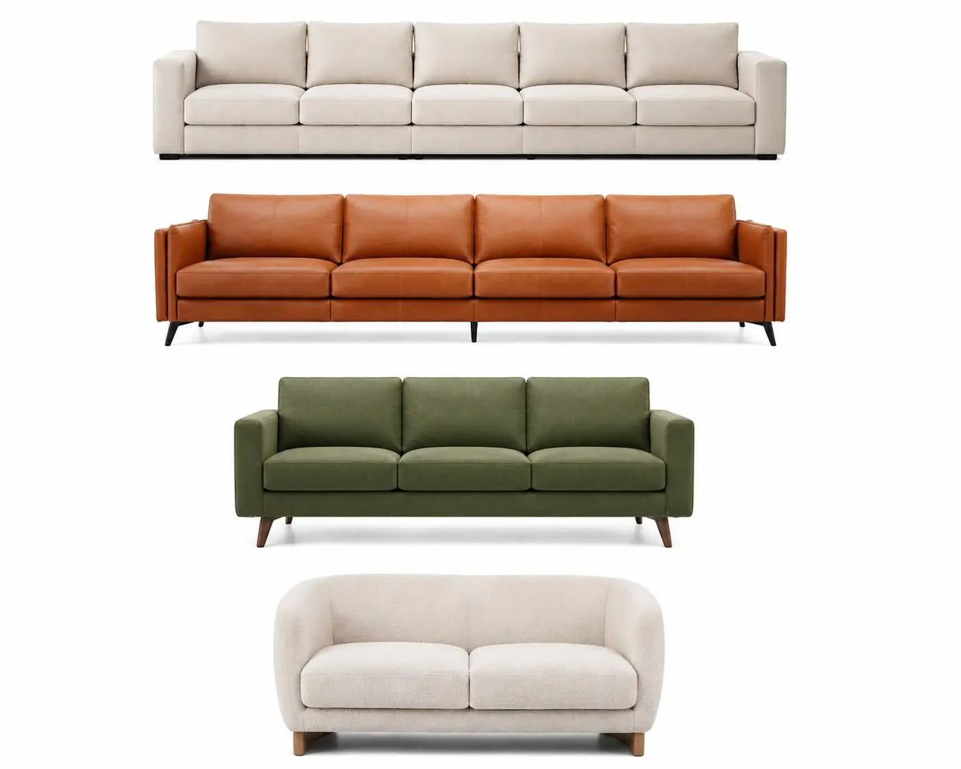 5 / 4 / 3 / 2 Seater