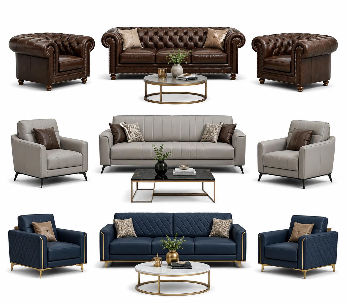 Sofa Sets 3+1+1