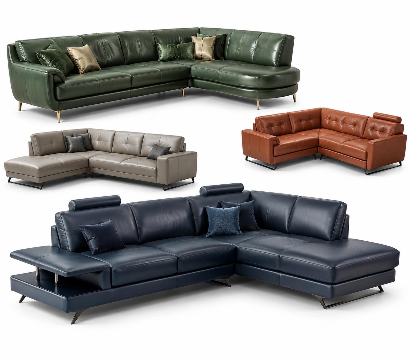 Leather Corner Sofa